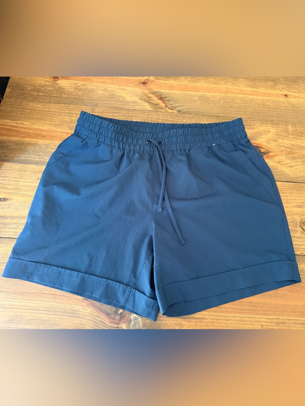 Mondetta Performance Luxury Shorts Women’s Navy Pull-On Casual Shorts Size L